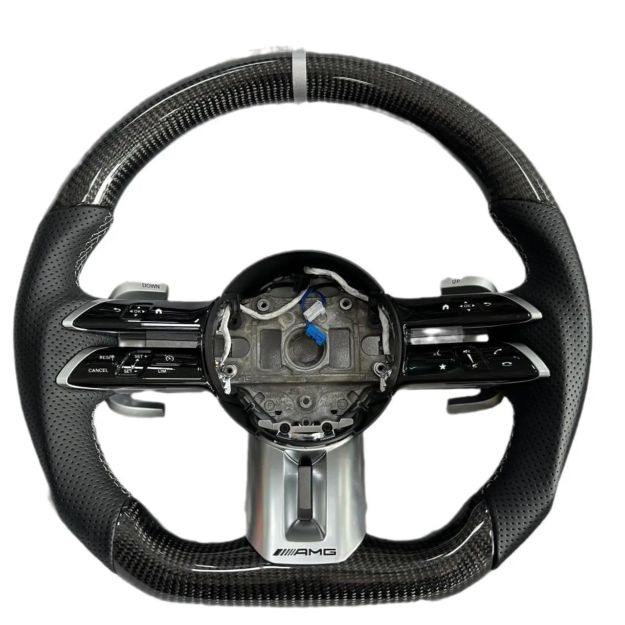Carbon Fiber Leather Steering Wheel
