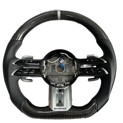 Carbon Fiber Leather Steering Wheel