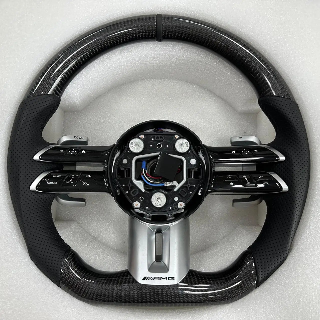 Carbon Fiber Leather Steering Wheel