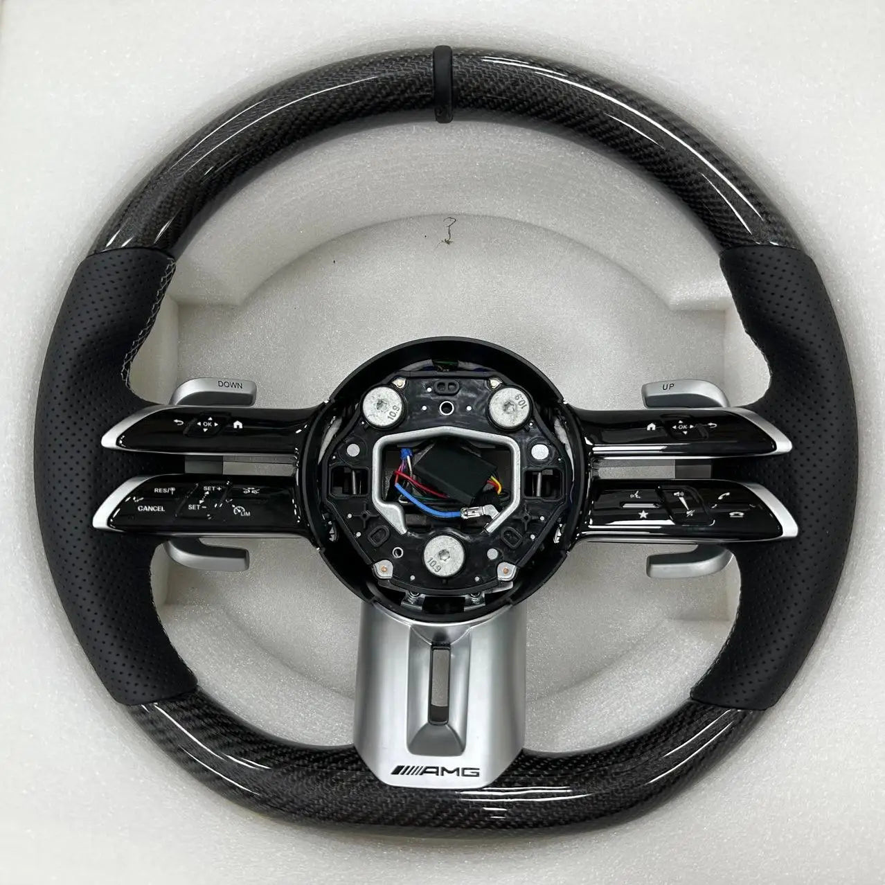Carbon Fiber Leather Steering Wheel