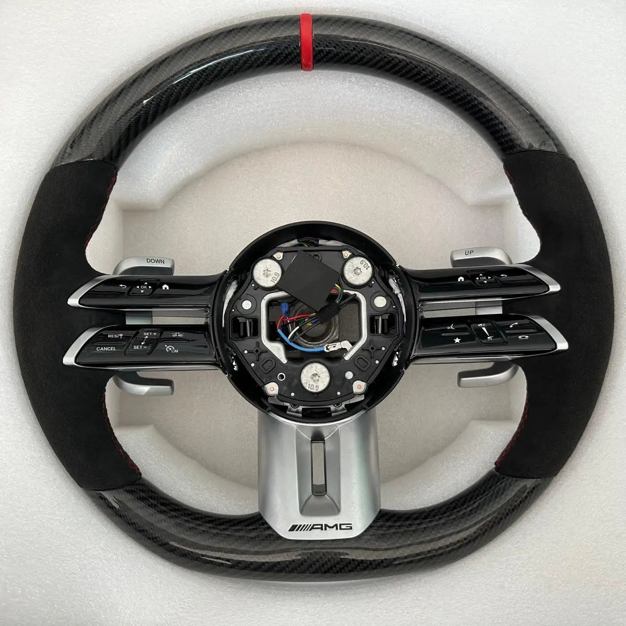 Carbon Fiber Leather Steering Wheel
