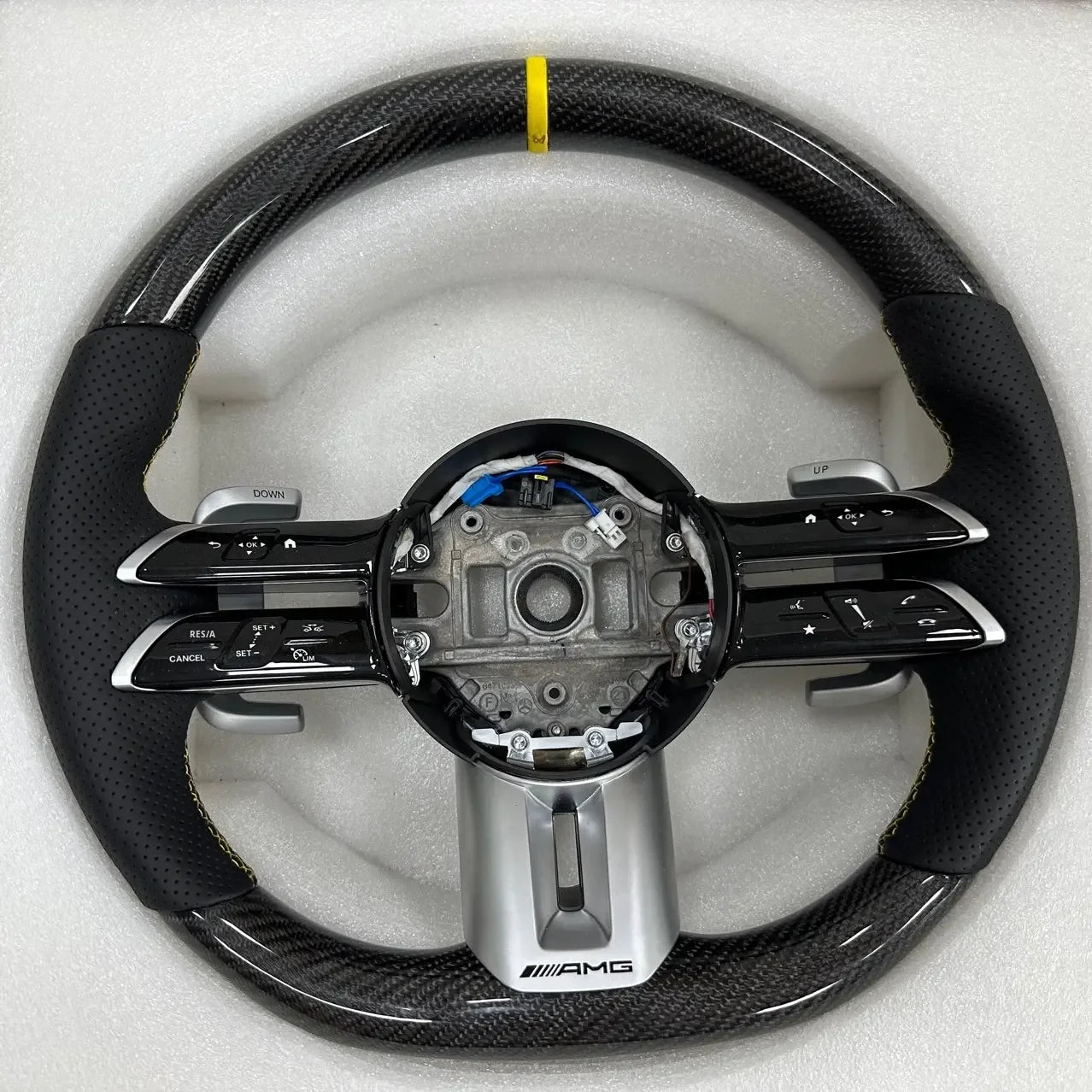 Carbon Fiber Leather Steering Wheel
